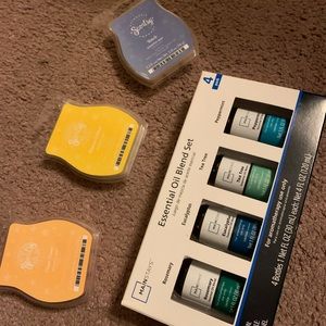 Essential oil set & scentsy wax